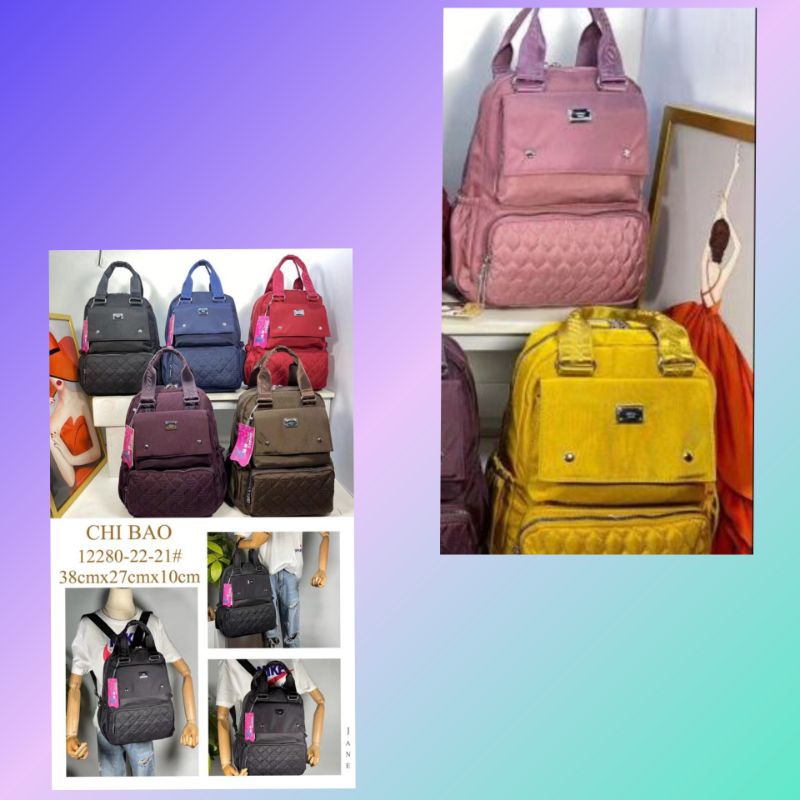 Tas Wanita Ransel Chibao kode 12280-22-8 Import/Tas Selempang Chibao/Tas Kerja#Tas Santai#Tas #