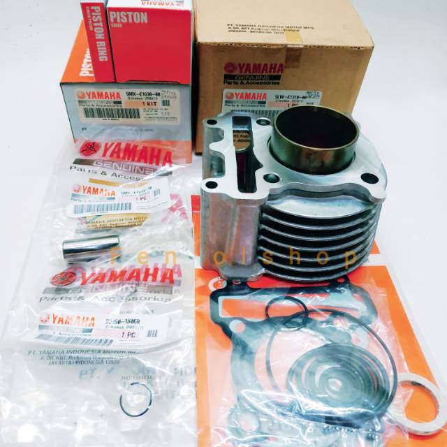 Blok seher + Piston dan Paking Mio sporty smile soul Nouvo Ori YGP