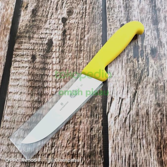 BUTCHER VICTORINOX 16 cm pisau Sembelih Straight 5.5208.16 kuning