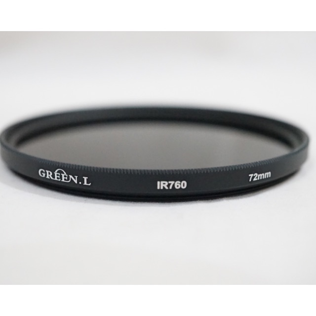 Green L - Infrared infra Red IR 72 mm 72mm Filter 760nm 760