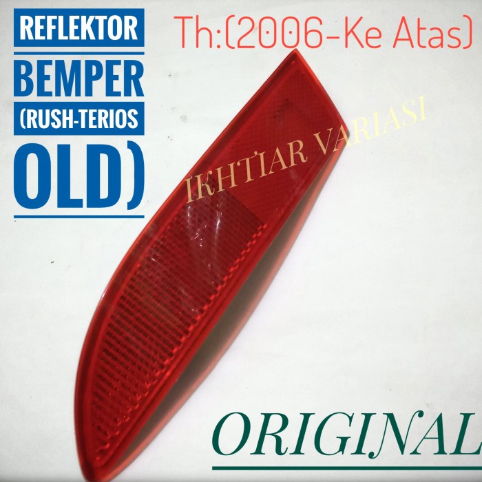 Mata kucing bemper Rush Terios Lama Reflektor Bemper Rush Original Satuan