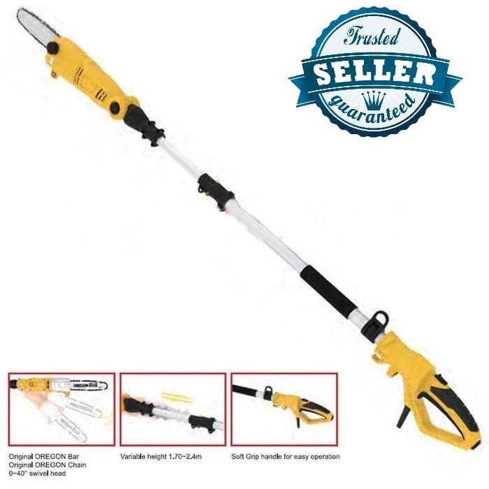Casal Chain Saw 8&quot; Mesin Gergaji Dahan Ranting Listrik 710W Telescopic