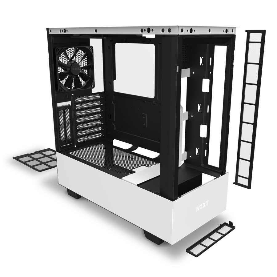 NZXT H510 Elite Matte White MANTULLL GAN