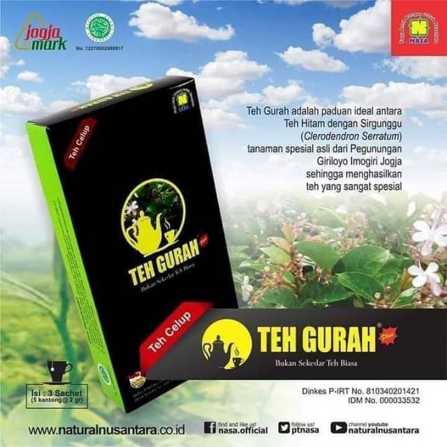 

TEH GURAH, TEH KESEHATAN PENGUSIR GURAH