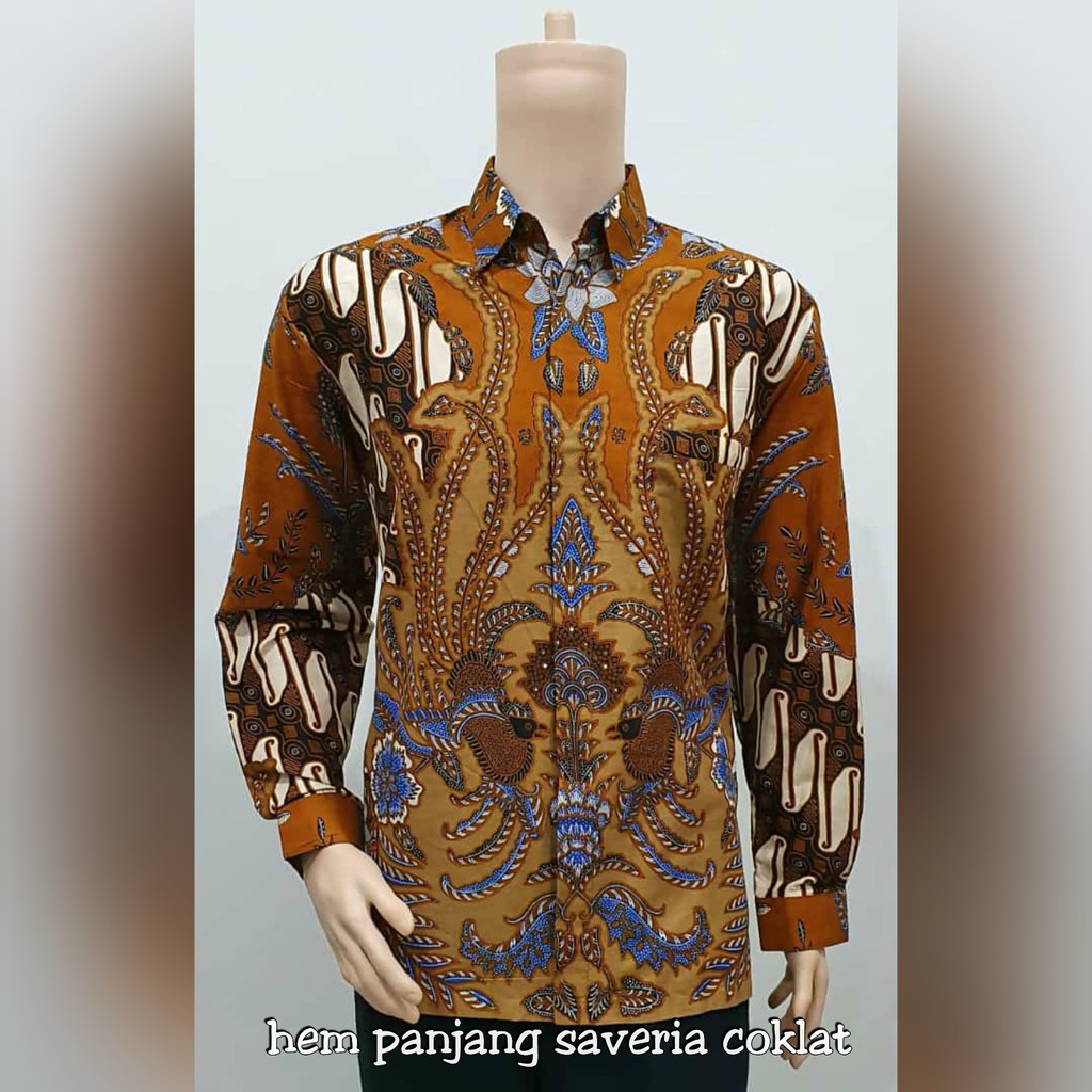 Batik couple modern keluarga terbaru 2021 anak kopel cople kople sarimbit tunik saveria coklat