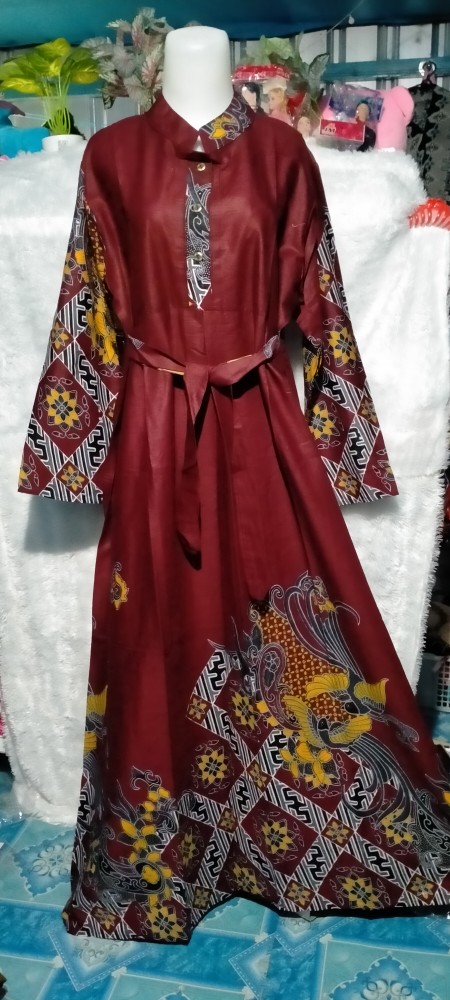 Gamis Batik Wanita Standar/jumbo Motif Terbaru