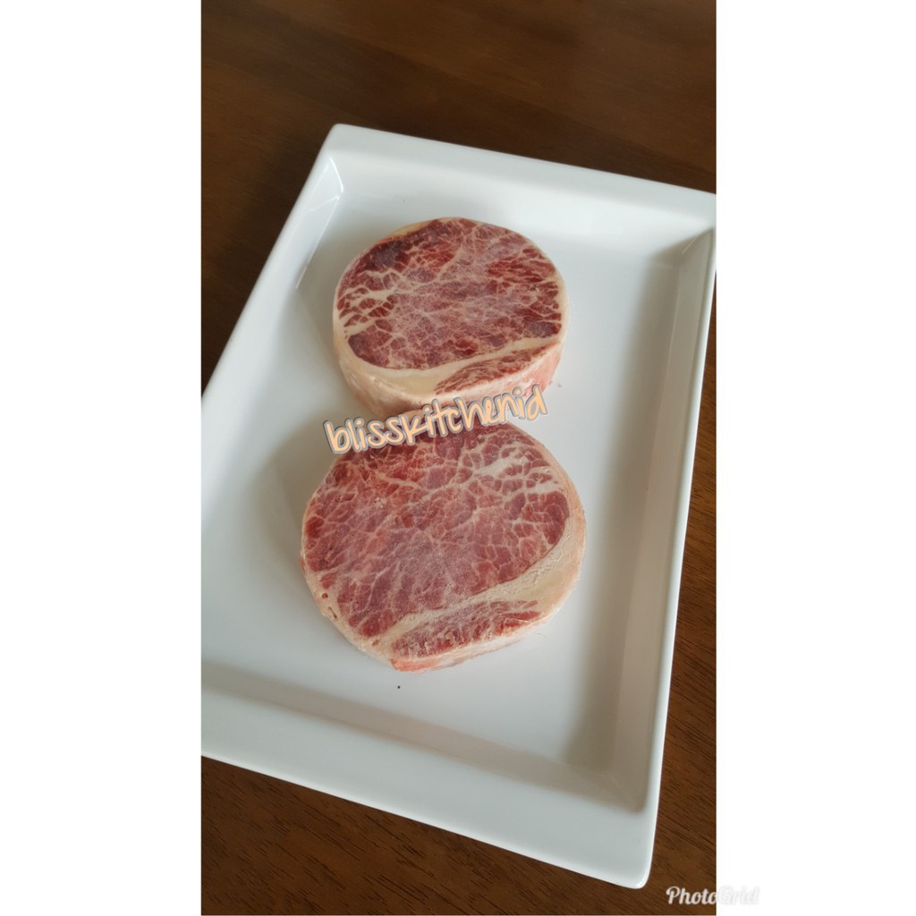 Daging Sapi Kazoku Ribeye Meltique / Meltik Wagyu Beef Steak 200gr