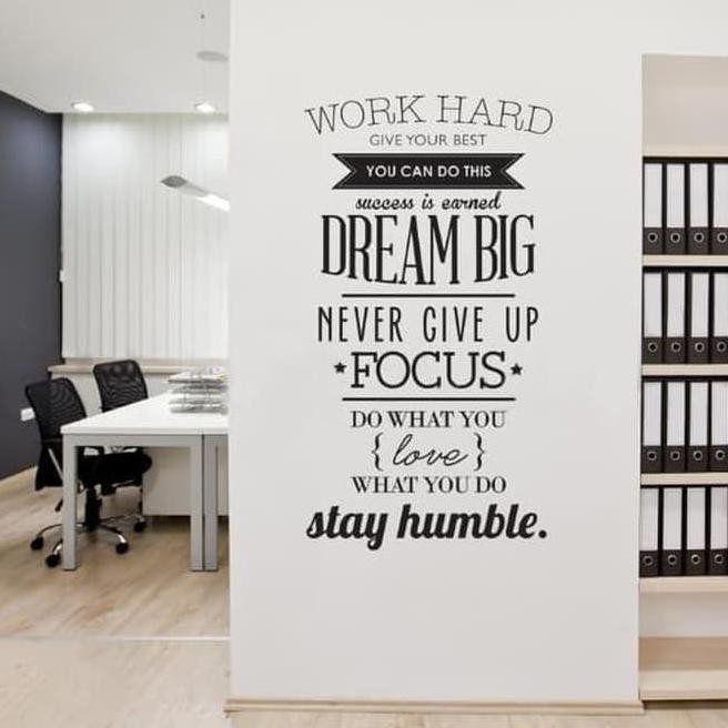 Buy Now► Stiker Dinding Terbaru Sticker Wallpaper Dinding/Hiasan Dinding Motivasi/Poster Quotes