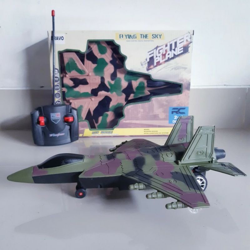 RC JET TEMPUR MILITER - REMOTE CONTROL PESAWAT ANAK REMOT KONTROL - RC Model