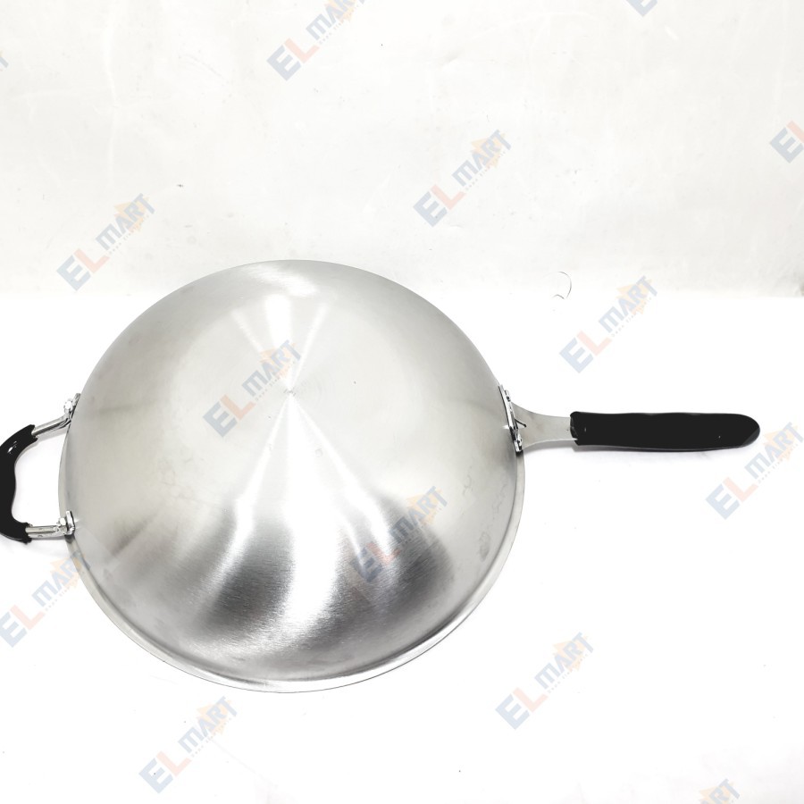 Wajan Stainless Premium Anti Lengket Honeycomb 34cm + tutup FK3401  Teracota