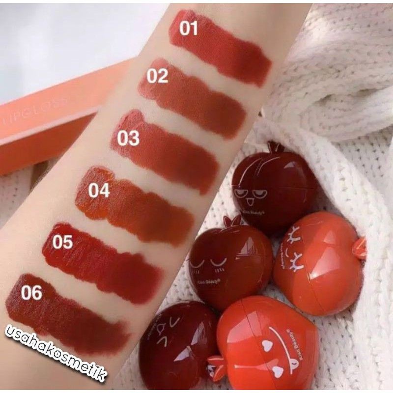 ECER LIP GLOSS MATTE THAILAND BENTUK PEACH NO.70080