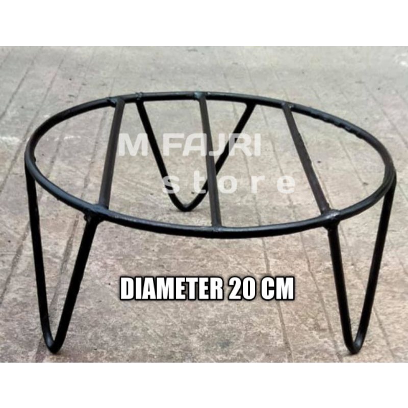 DUDUKAN POT BUNGA BESI MINIMALIS MURAH/STANDING POT/TATAKAN POT BUNGA BESI