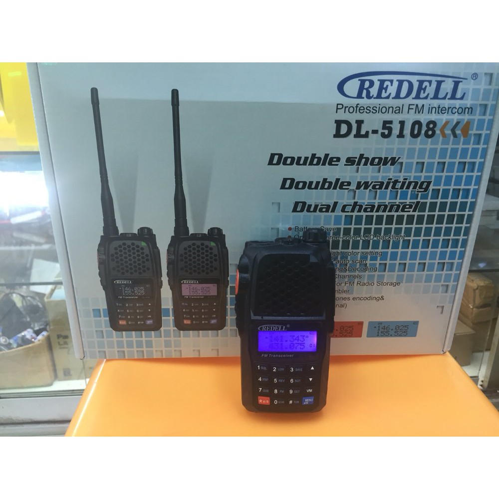 Jual Radio Ht Redell 2 Band vhf uhf DL5108 barang ready Murah