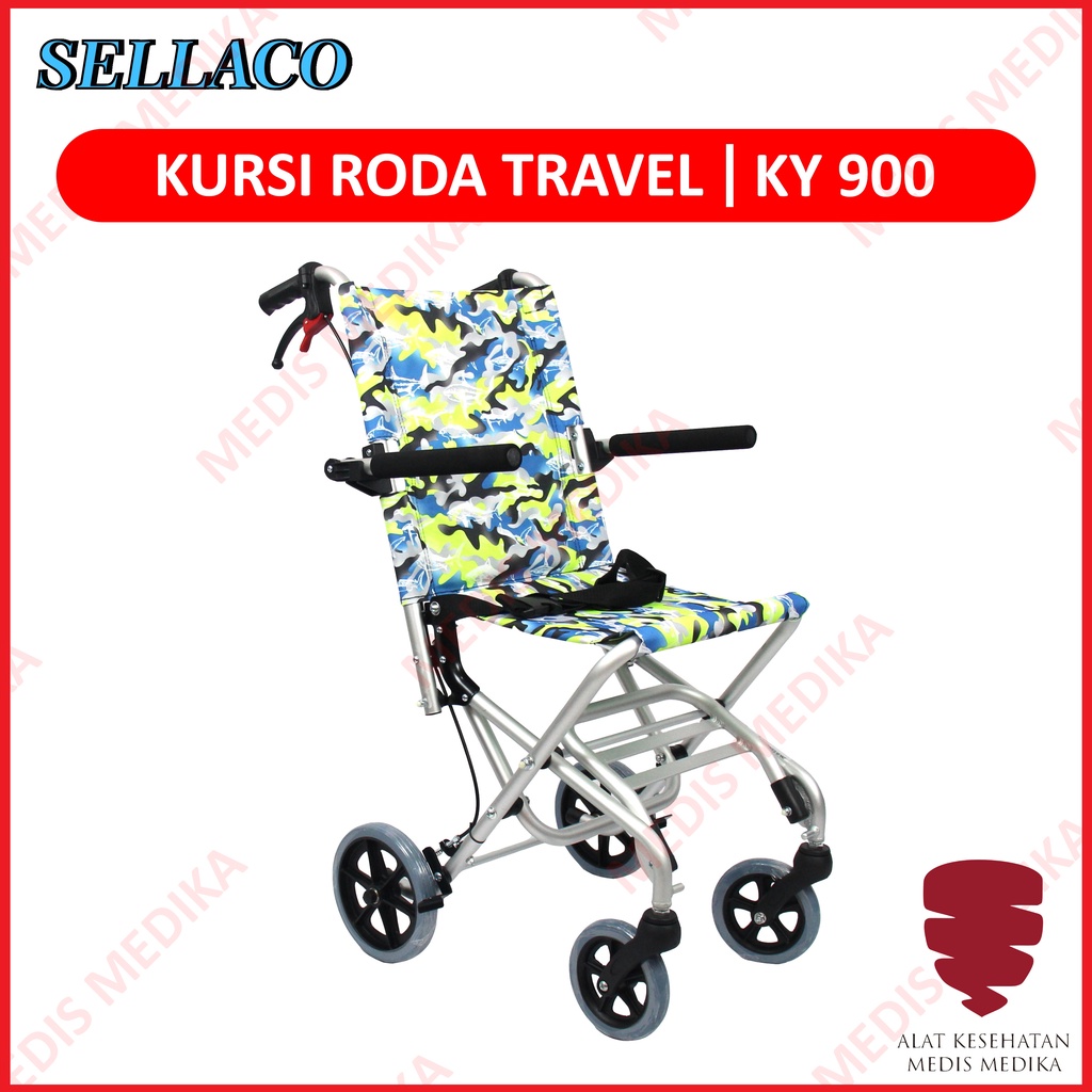 Kursi Roda Traveling Alat Penunjang Gerak Sella Wheel chair