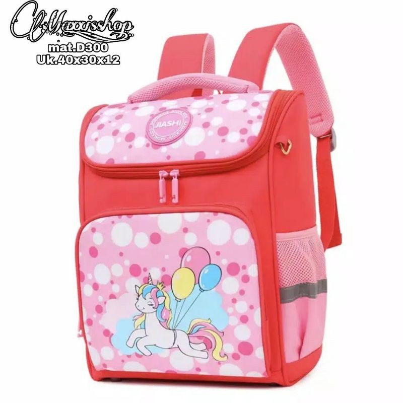 ANELLO SALE/TAS SEKOLAH/TAS CEWEK/COWOK RANSEL MOTIF KUDA PONI