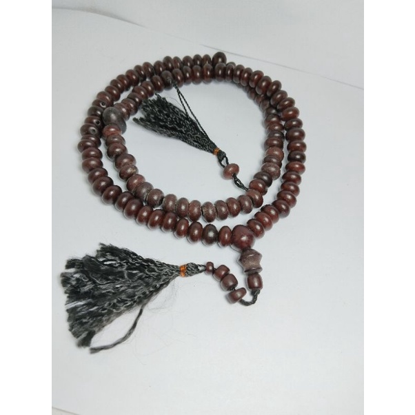 Tasbih 99 biji pocok (buah gebang)