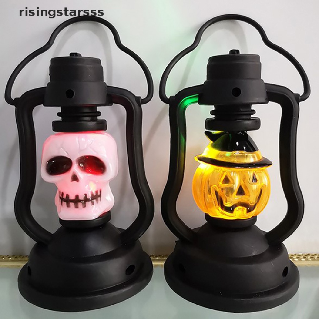 Rsid Span-new Lampu Lentera Minyak Tanah LED Portable Bentuk Labu Halloween