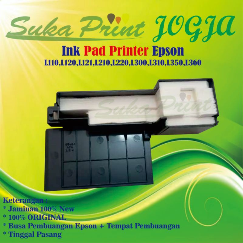 Jual ink pad Epson L120,L110,L121,L210,L220,L300,L310,L350,L360, Busa Pembuangan Printer Epson L