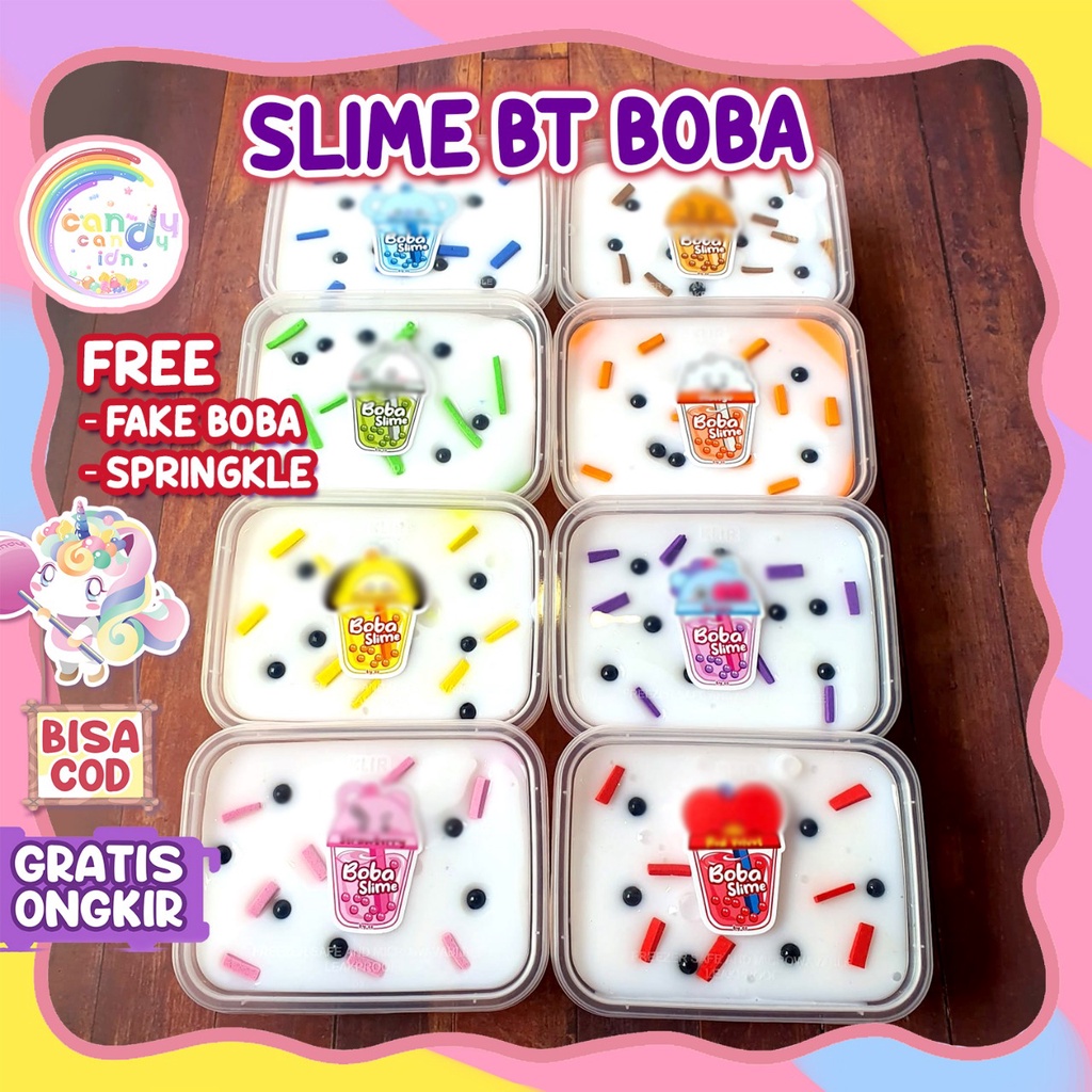 Slime Boba / slime bete 2021 tofu 200gr