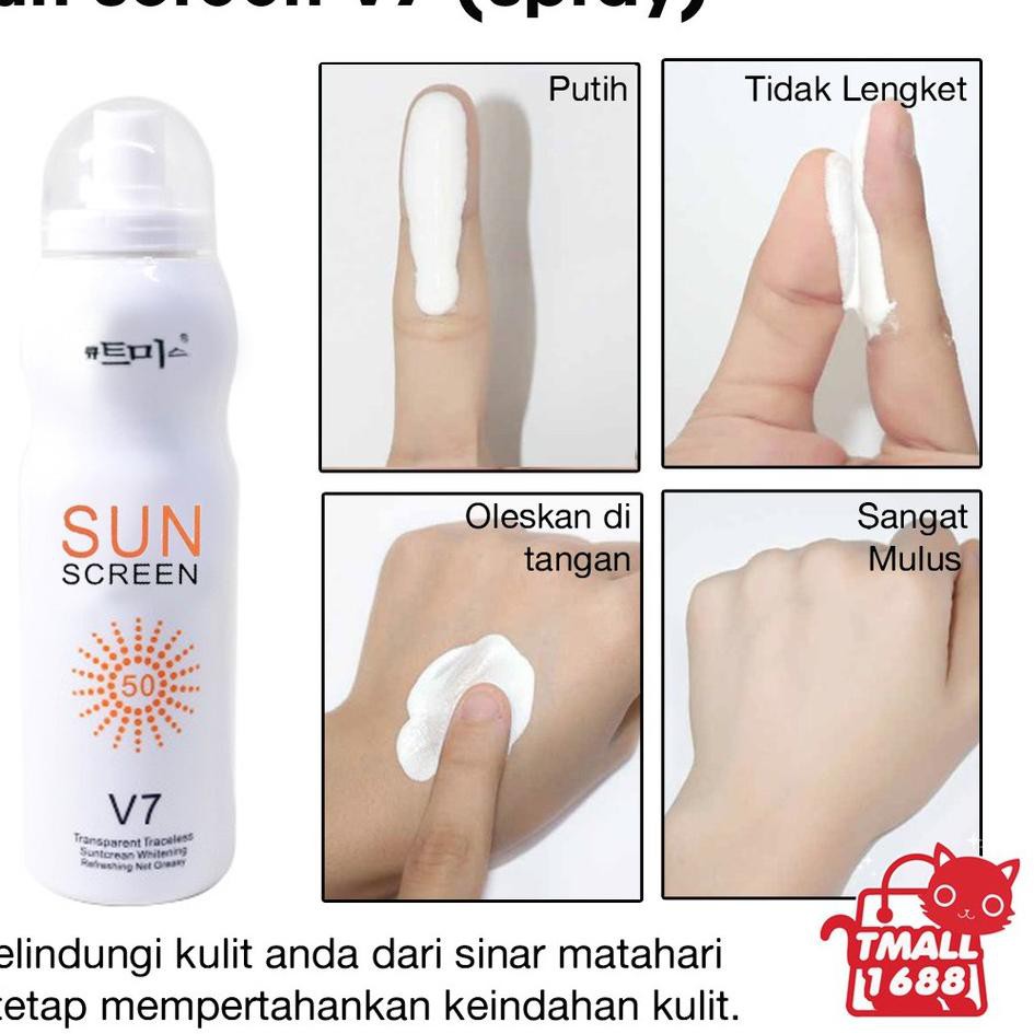 cbg-059♧ SUN SCREEN V7 REFRESHING ISOLATION SPRAY / SUN SCREEN V7 SPF 50 / SUNSCREEN V7 SPRAY 200ml
