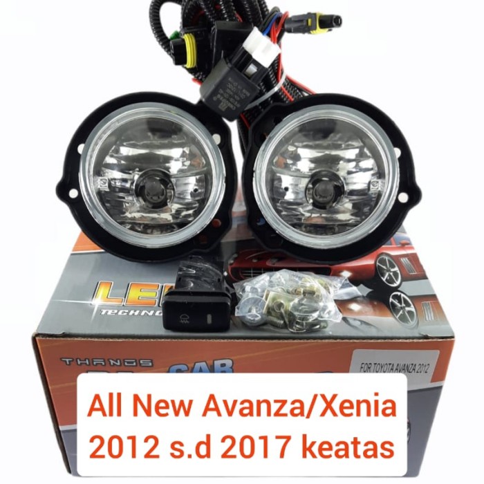 Foglamp Lampu Kabut Lampu Fog Lamp All New Avanza Xenia 2012 2013 2014