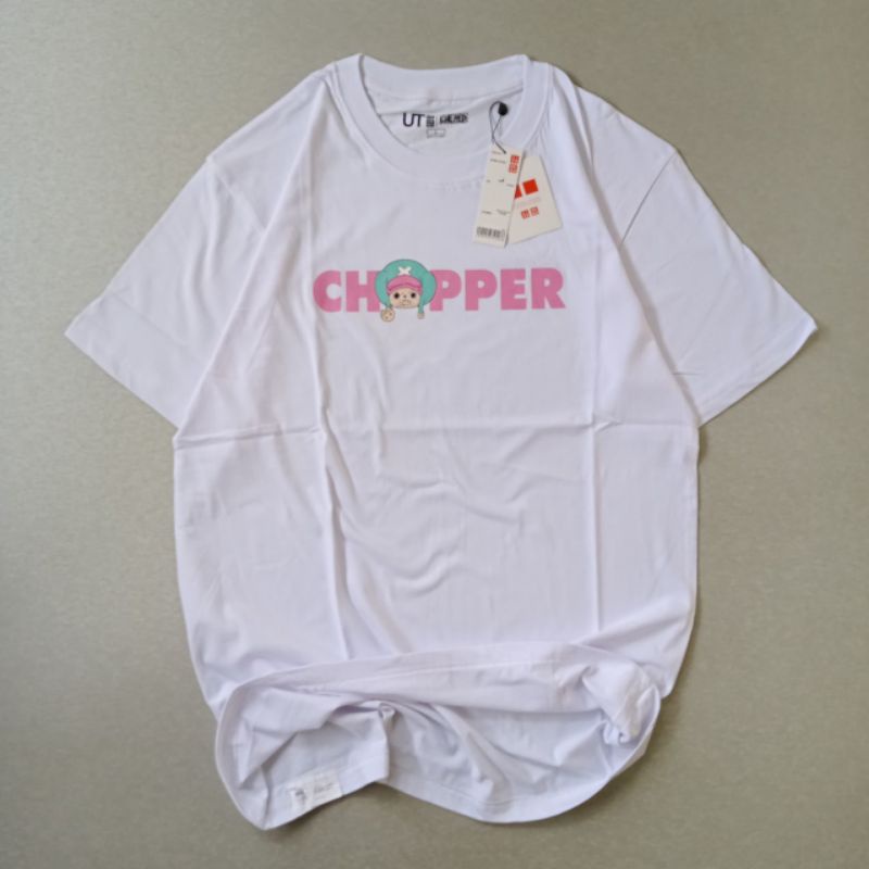 Kaos Uniqlo Pria T Shirt Baju Premium Logo Onepiace Print With Tag-Uniqlo x copper