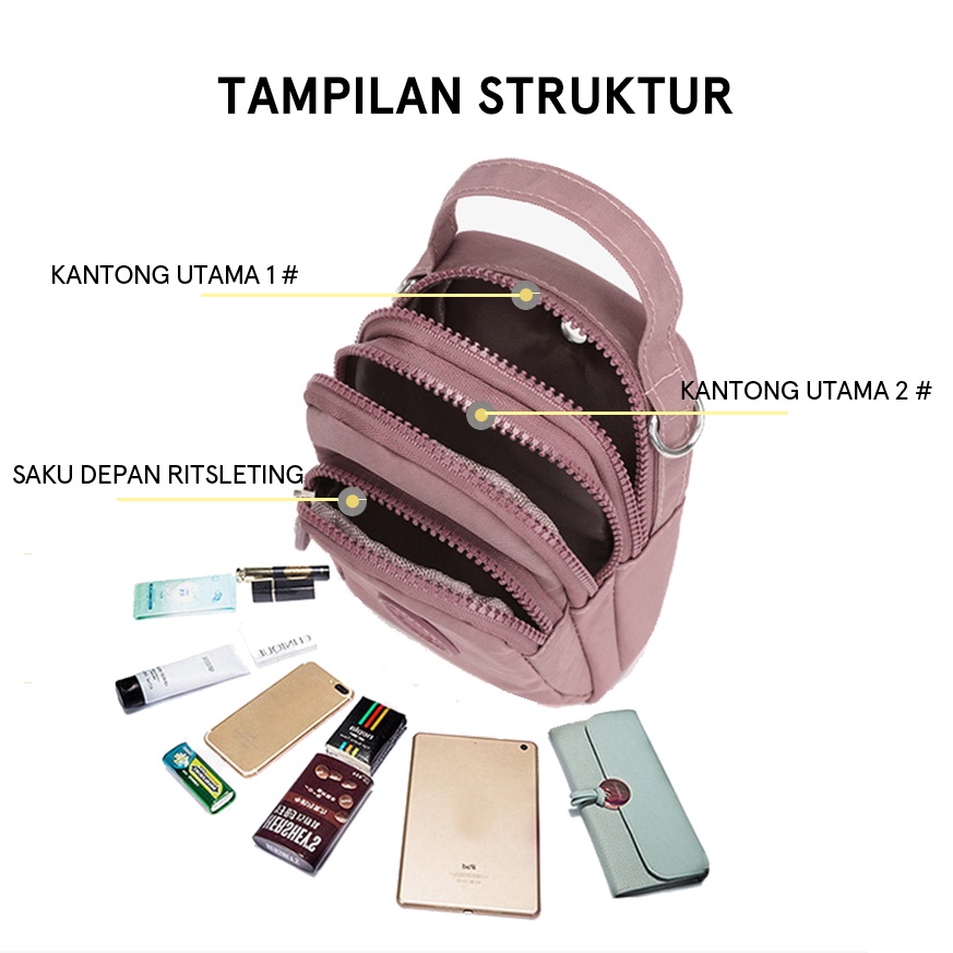 Hathin muii - Tas Selempang Wanita Sling Bag Wanita Hand Bag Wanita