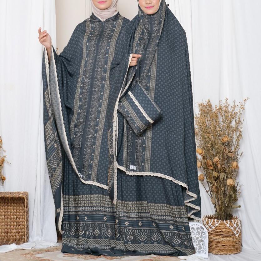 Baneska x Zianisa Mukena Border Aina Allsize