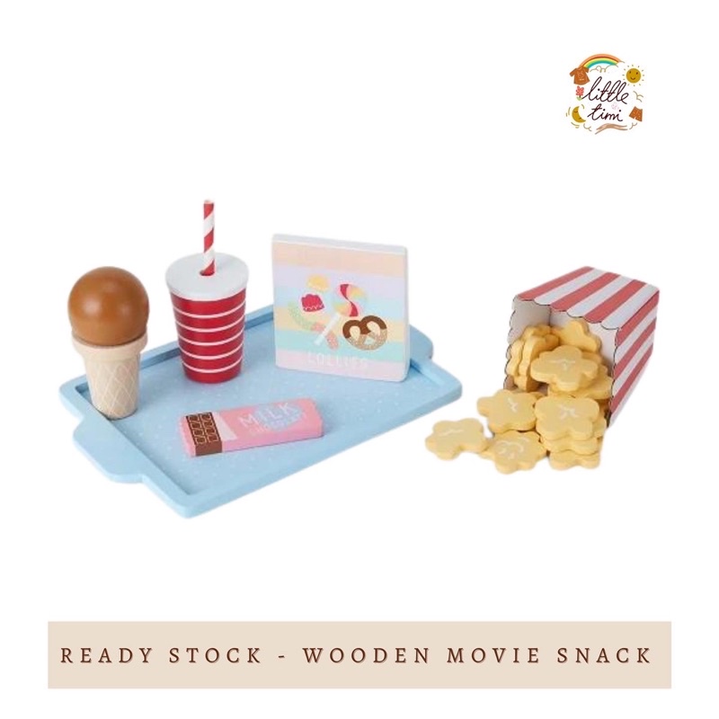 ANKO WOODEN TOYS MOVIE SNACK SET