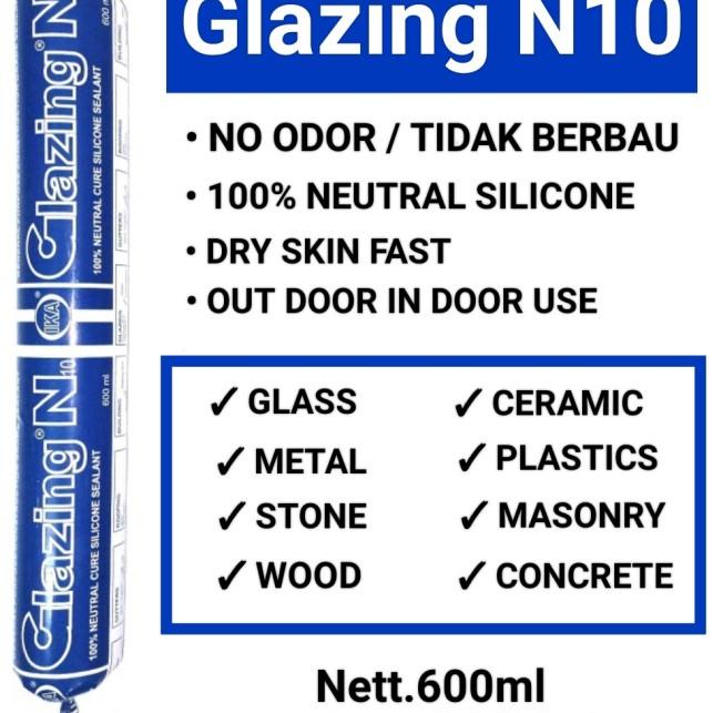 

Glazing N10 Silicone Sealant Neutral Cure - IKA - SOSIS D.BROWN