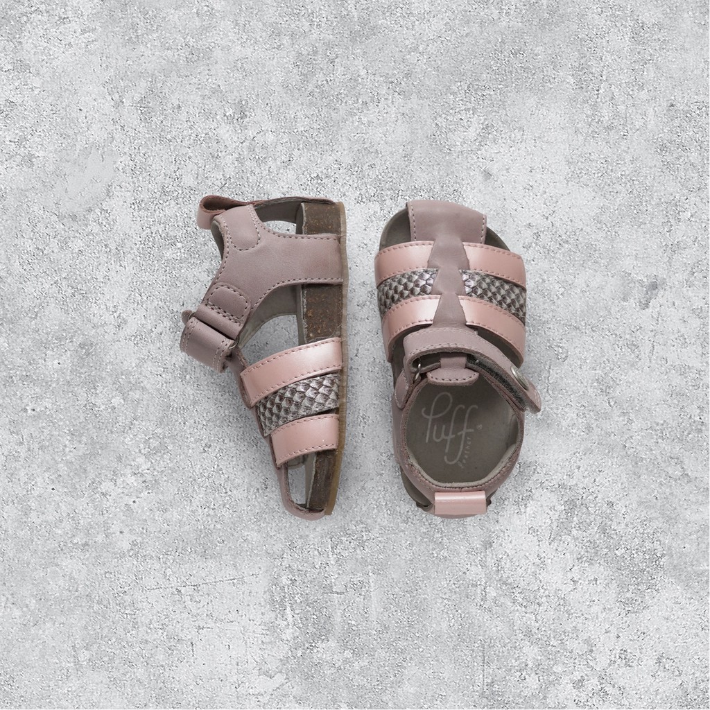 Arya Lilac Sandal  Toddler Kulit  Asli  Kualitas Ekspor 