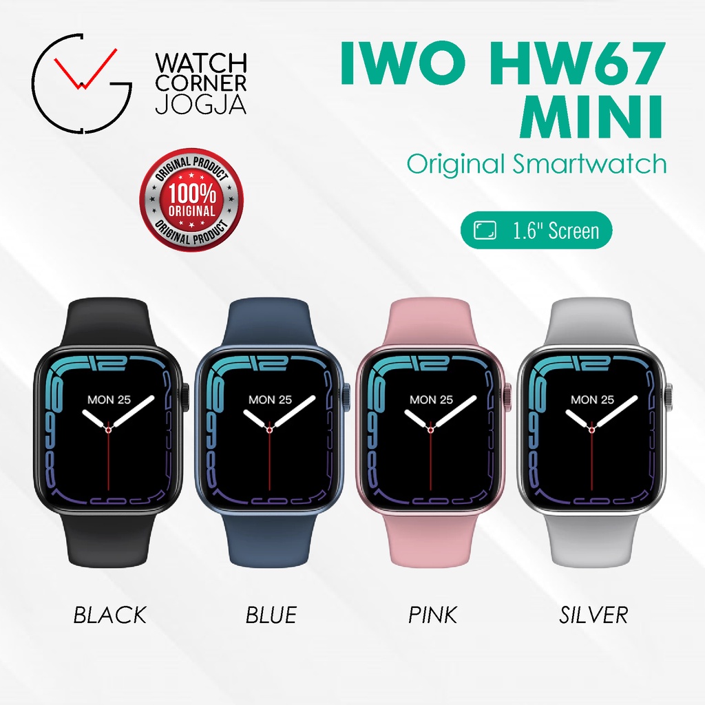 IWO HW67 MINI 1.6 Inch 40mm ORIGINAL Smartwatch Wireless Charger