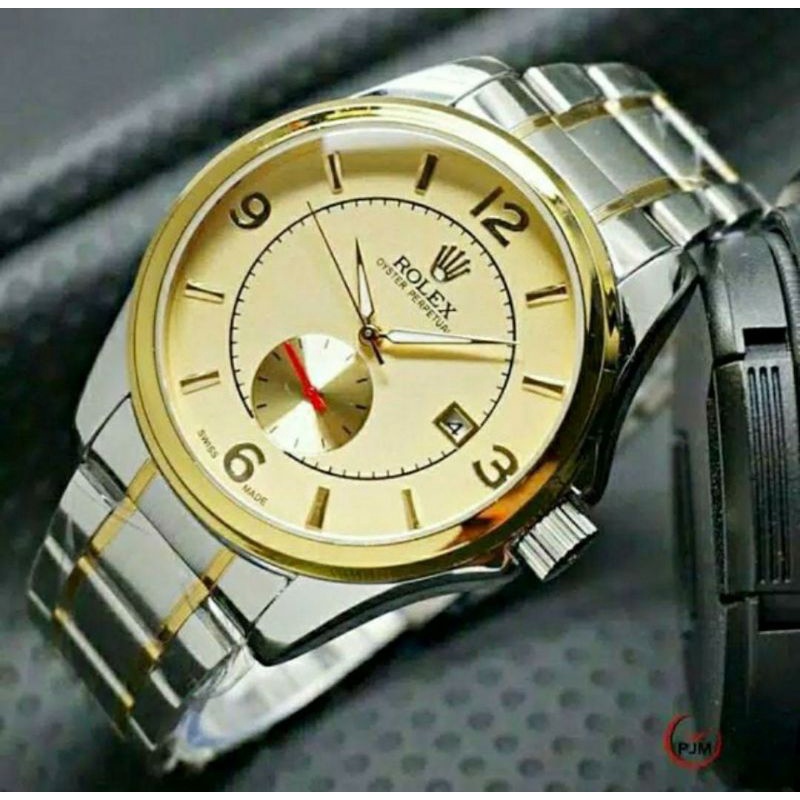 Jam Tangan Automatic Jam Tangan Stainless Tanpa Batetai Kinetik Bisa COD