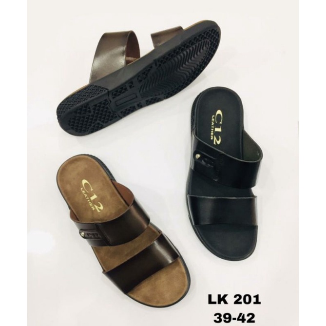SANDAL KULIT PRIA C12 LK 201 39-42