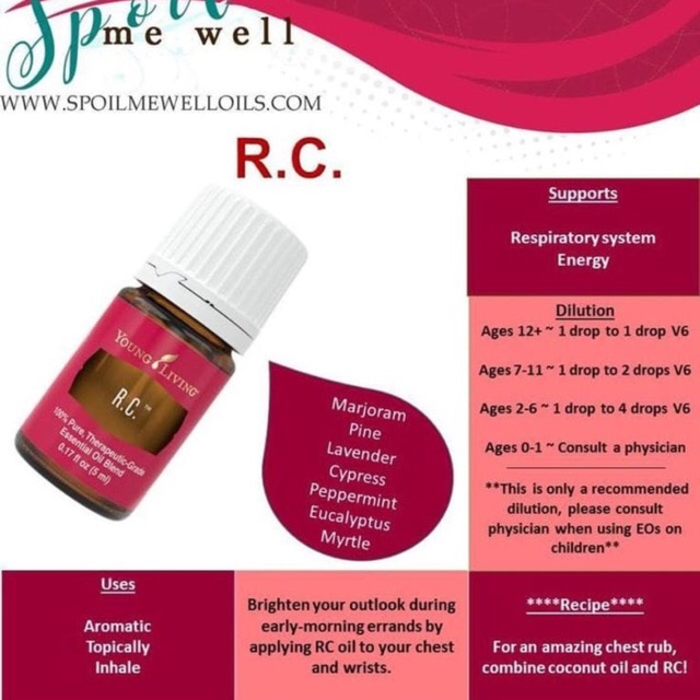 Young Living Essential Oil Rc 15ml Shopee Indonesia