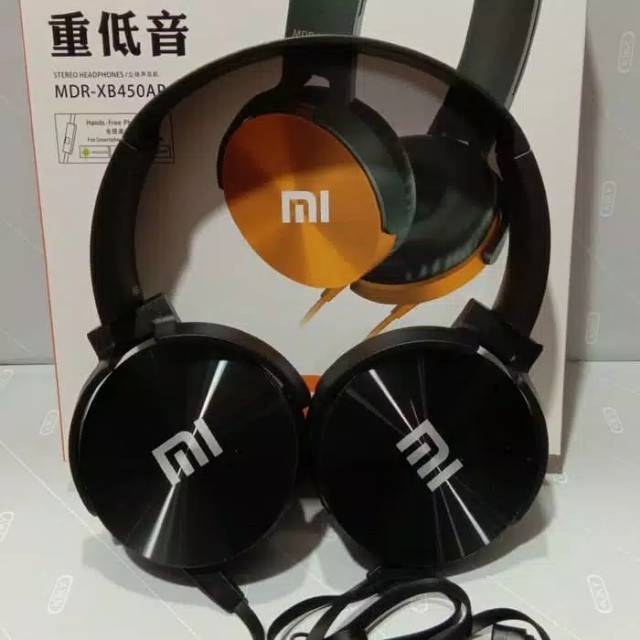 Headset bando xiaomi XB450 xtra bass handsfree - earphone