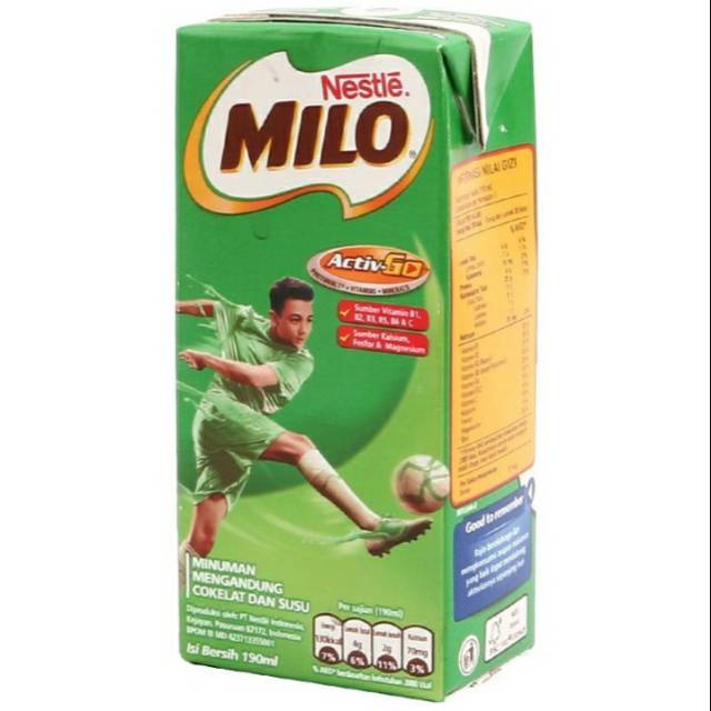 

Milo Healthy Drink Uht Activ-Go 190Ml