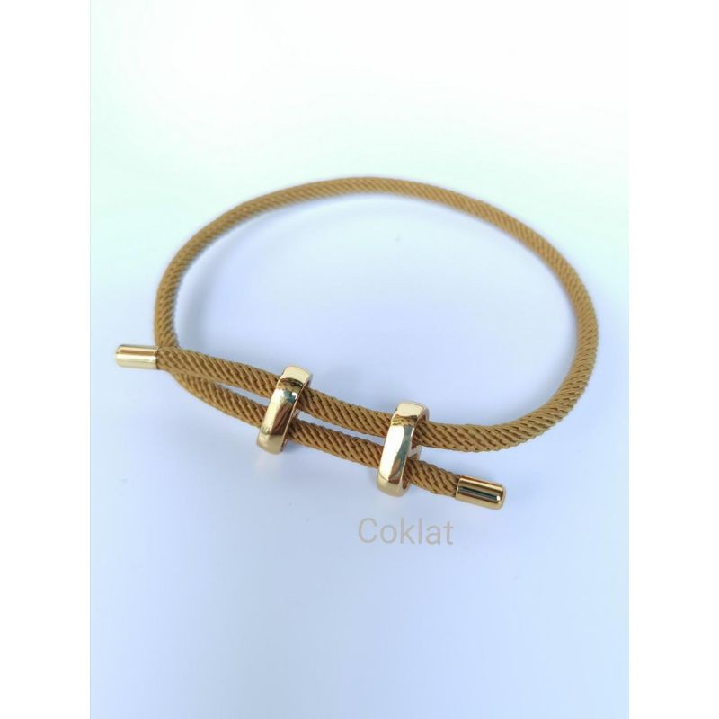 (free stoper) gelang ongsrot pandora/ gelang serut pandora