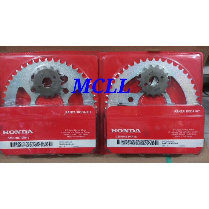 GEAR SET CBR 150R ORI AHM 06401-K45-N01