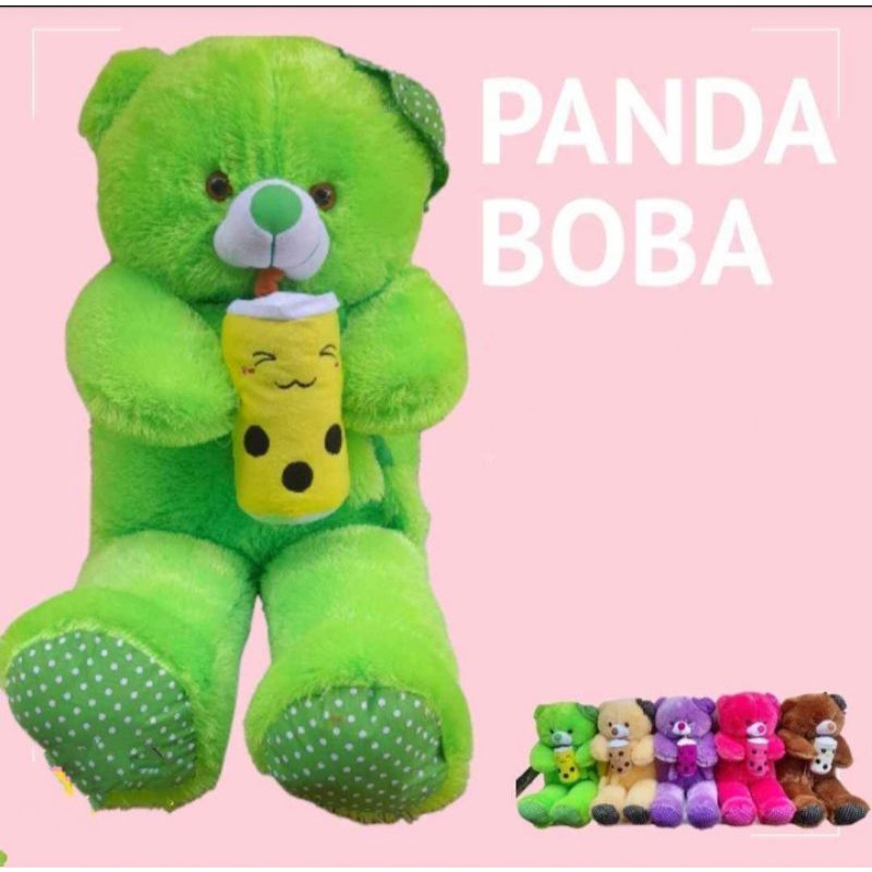 BELI boneka teddy bear GRATIS boba mini