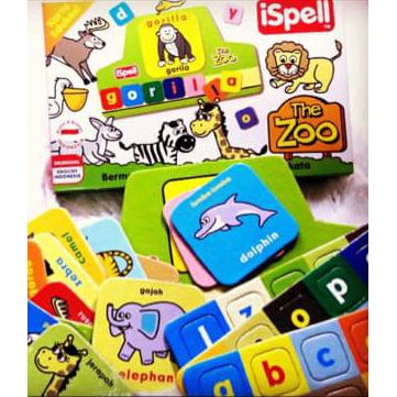 

Mainan Edukatif / Edukasi Anak - ispell The Zoo Animal / Hewan Liar