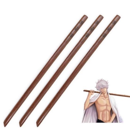 Dijual Pedang Kayu Boken Latihan Cosplay Gintama Sakata Gintoki Bokken Limited