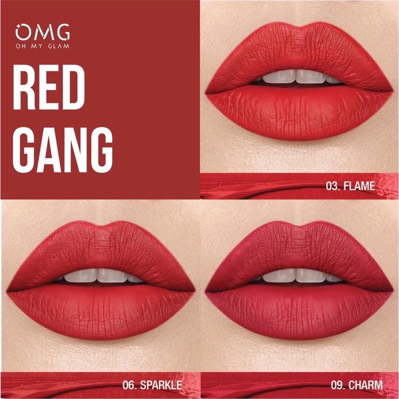 OMG OH MY GLAM MATTE KISS LIPCREAM 3.5GR BPOM