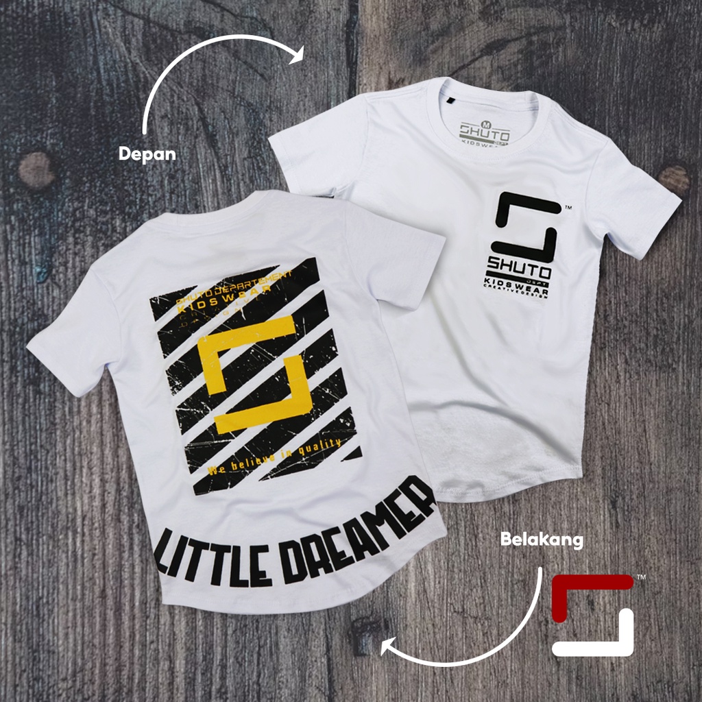 Baju Kaos Anak Laki Laki 1-12 Tahun Warna Putih/Baju Anak Laki Laki/Kaos Anak Laki Laki/Kaos Distro Anak/Kaos Anak