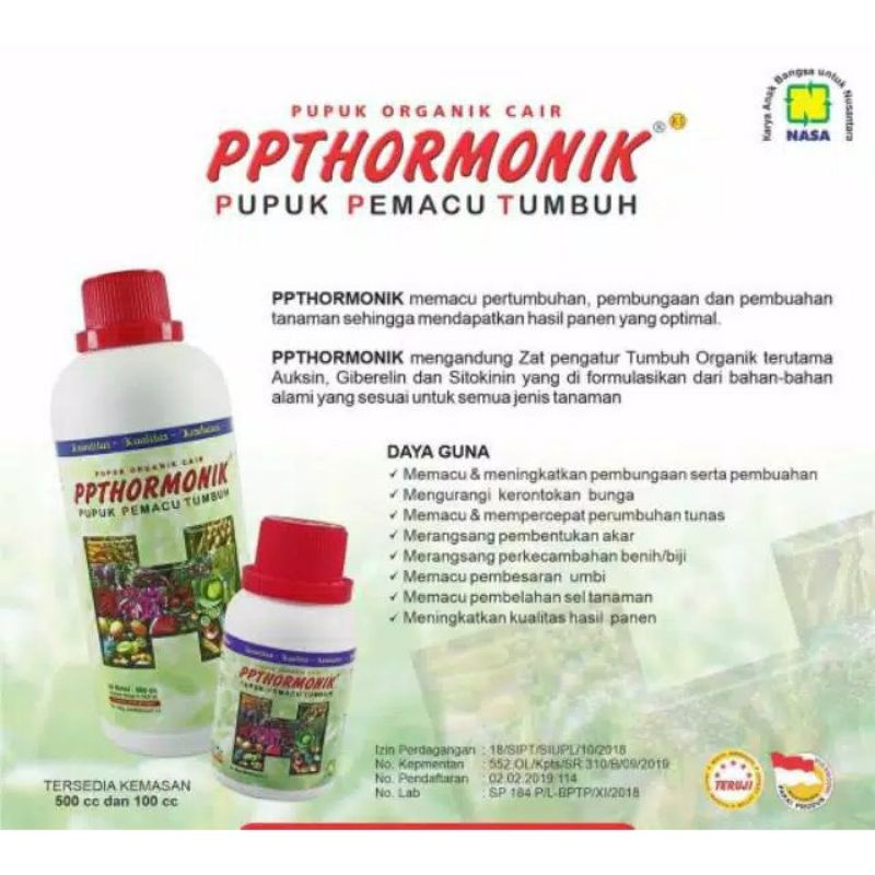SSS Hormonik  Nasa Hormon Organik isi 500 cc Hormonik Besar
