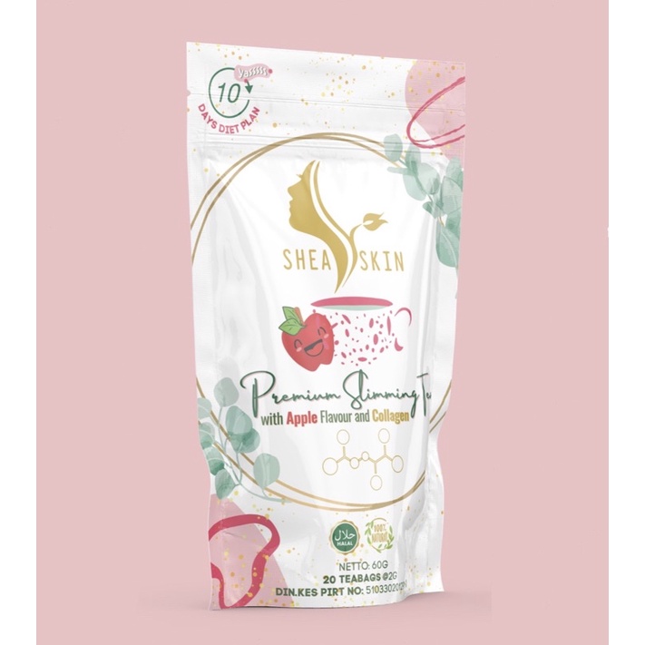 ( PAKET RESELLER ) PREMIUM SLIMMING TEA | Teh pelangsing herbal | Sheaskin