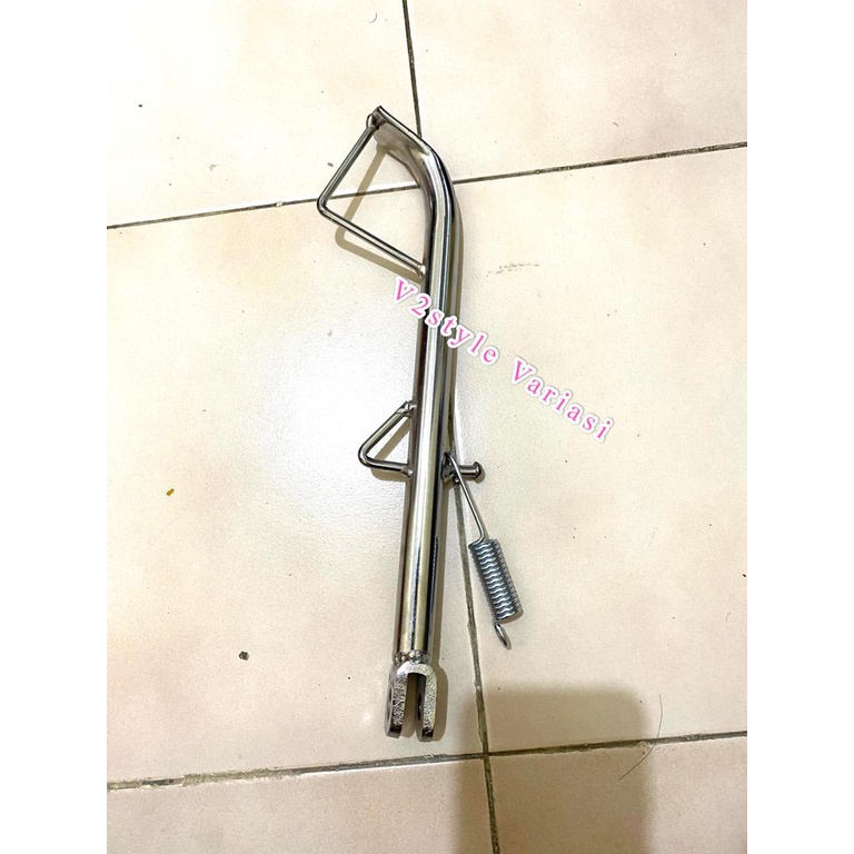 SET STANDAR SAMPING RING 18 + PER + CAGAK BELAKANG CHROME  ASLI ORI TEBAL BUKAN LEMPENGAN TIPIS MODE HONDA YAMAHA RXKING MX KING NINJA R RR VIXION KLX CBR MEGA PRO GL R15 SCORPIO CB 150R BYSON WR155 YZF MT25 XSR CRF TIGER FORZA