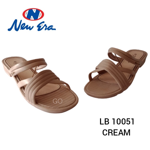 sogo NEW ERA LB 10051 Sandal Wanita Tali Silang Slop Wanita Karet Sendal Wanita Kekinian Slip Sandal Strap Silang Sweet