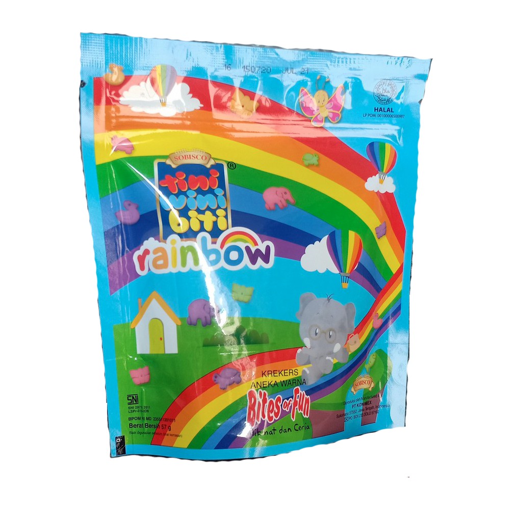 

Cemilan Snack Tini Wini Biti Rainbow - 57gr