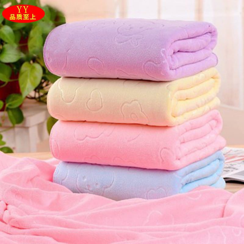 [BISA COD] Handuk Besar microfiber Polos UKURAN BESAR 70 x 140 / Handuk Mandi Lembut